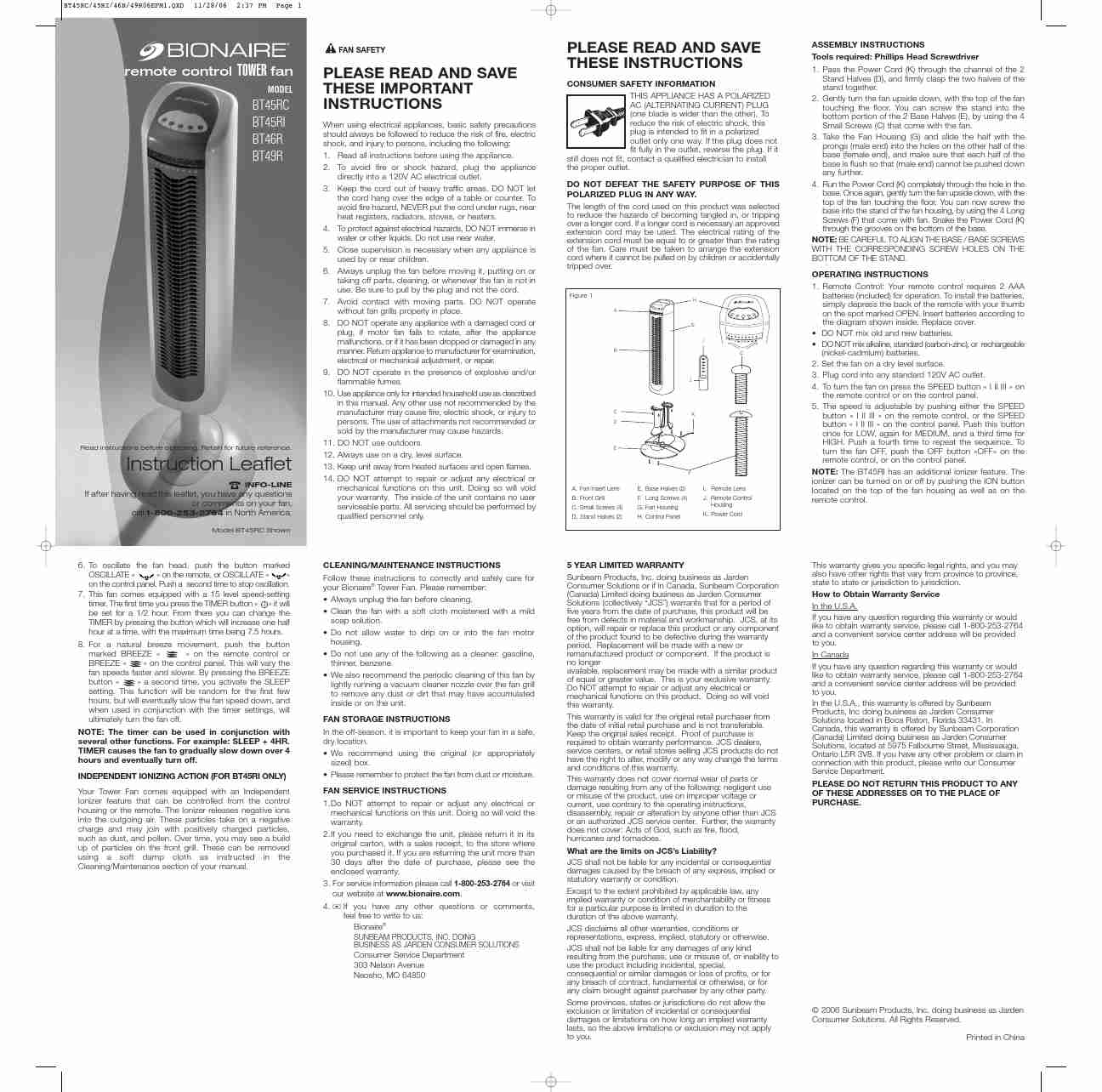 Bionaire Fan BT49R-page_pdf